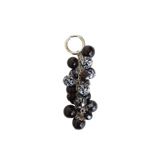 Black Silver Purse Key Charm - Picture 7 of 7